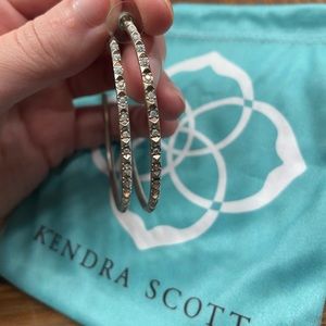 Silver Kendra Scott Hoop earrings